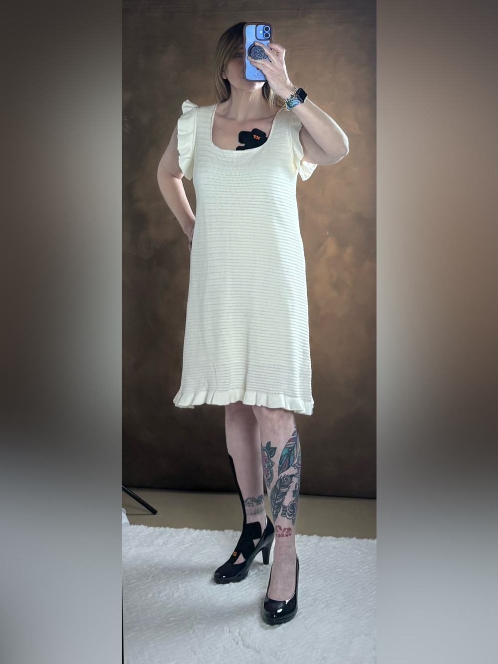 1.4.3. Story by Line Up Cream Knit Dress